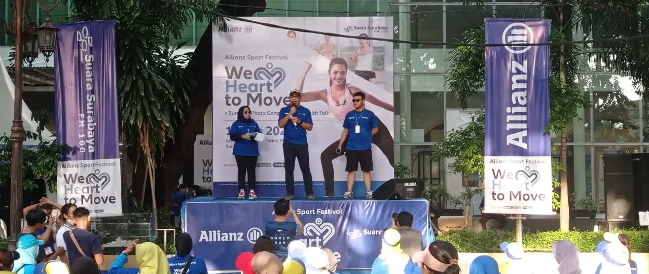 Festival Senam Massal Meriahkan CFD Surabaya