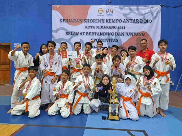Kejuaraan Karate Antar Dojo Berlangsung di Semarang